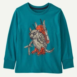 Outlet Baby Long-Sleeved Regenerative Organic Certified&reg; Cotton Graphic T-Shirt Kids Kids' & Baby|Tops