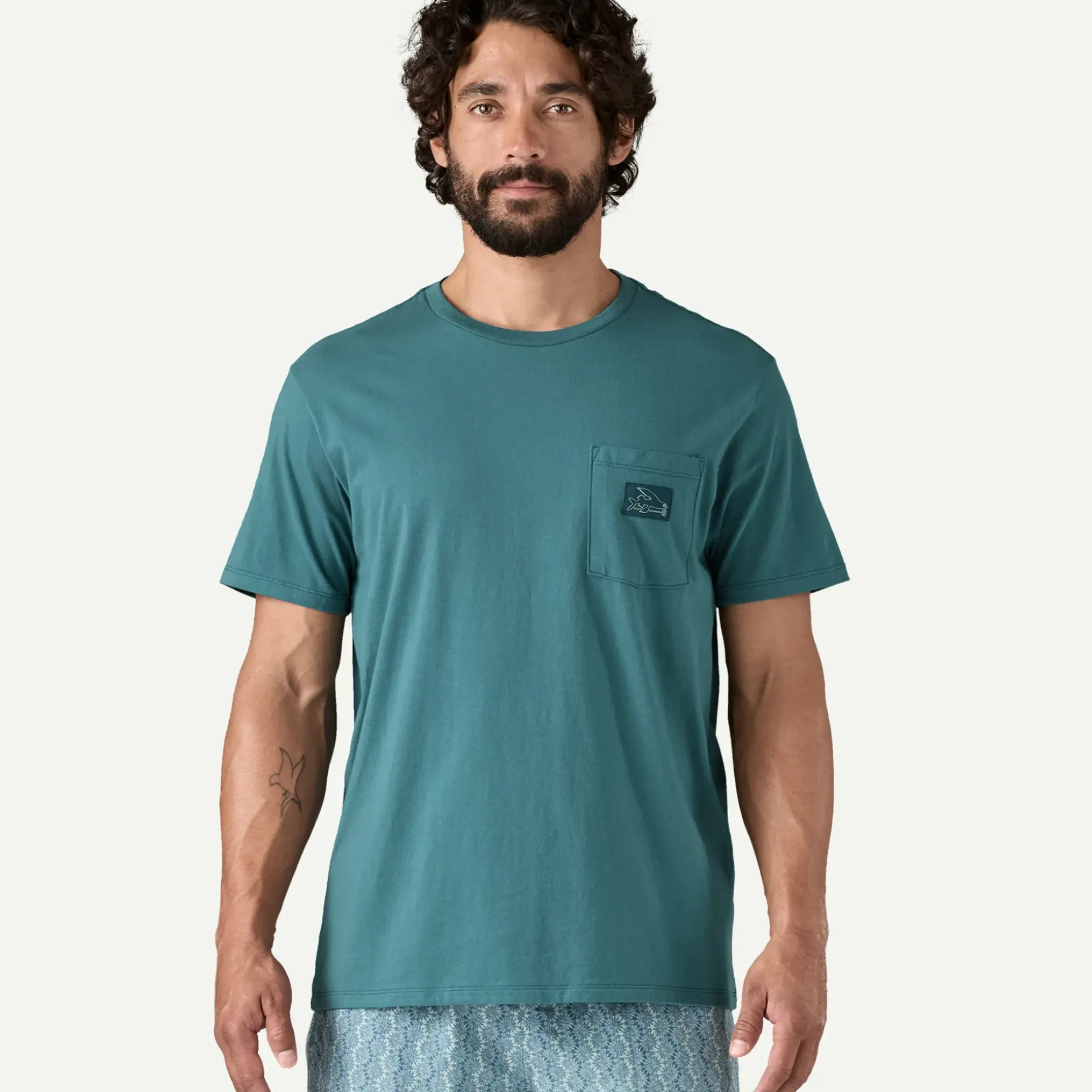 Clearance Flying Fish Tides Organic Pocket T-Shirt T-Shirts|Short Sleeve
