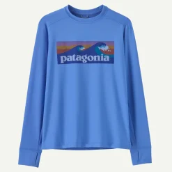 Best Kids' Long-Sleeved Capilene® Silkweight T-Shirt Kids Tops|Girls'