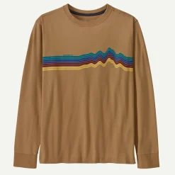 Online Kids' Long-Sleeved Regenerative Organic Certified® Cotton Ridge Rise Stripe T-Shirt Kids Kids' & Baby|Tops