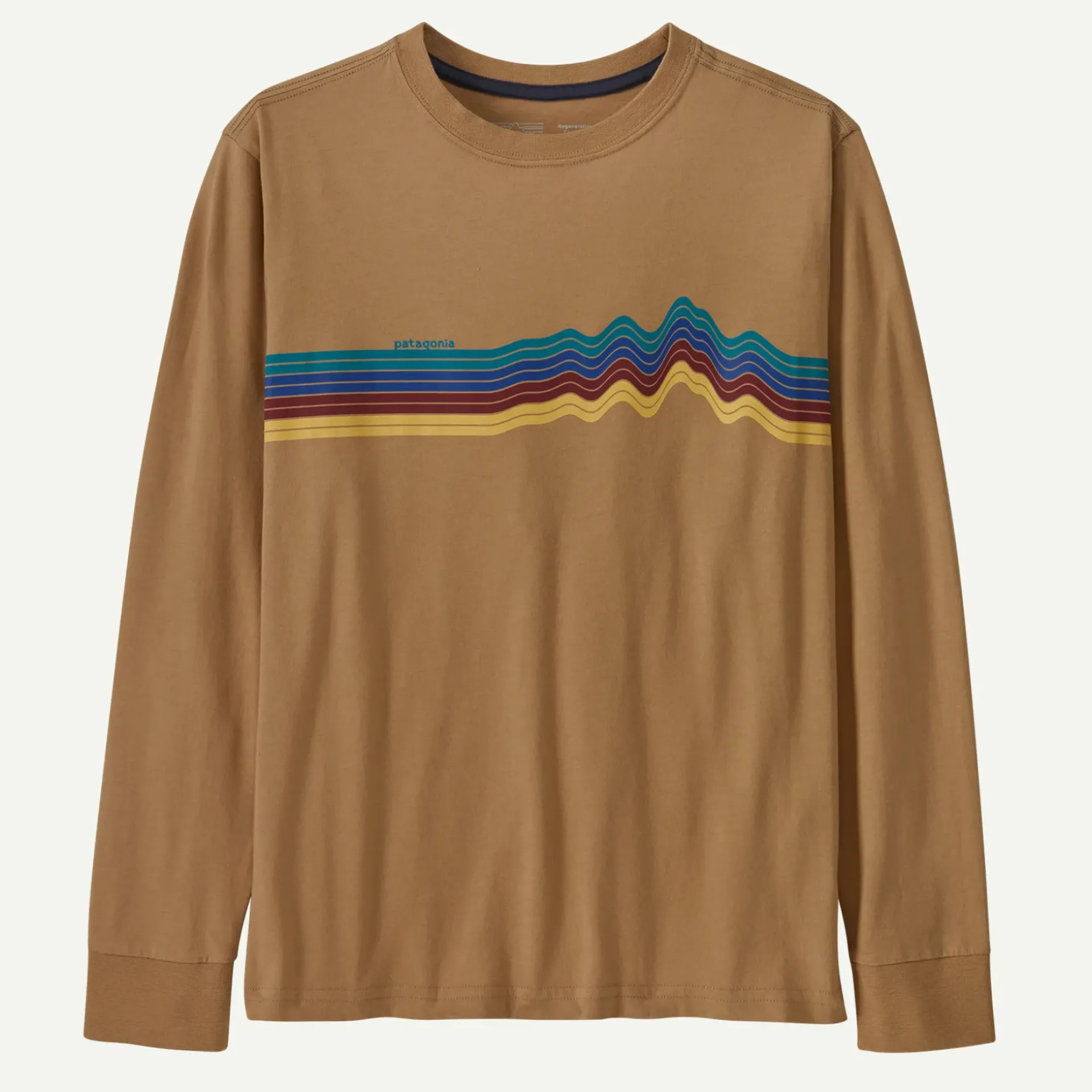 Online Kids' Long-Sleeved Regenerative Organic Certified® Cotton Ridge Rise Stripe T-Shirt Kids Kids' & Baby|Tops