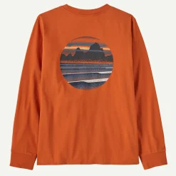 Sale Kids' Long-Sleeved Skyline Stencil T-Shirt Kids Kids' & Baby|Tops