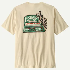 Outlet Men's Aquatic Action Organic T-Shirt T-Shirts|Short Sleeve