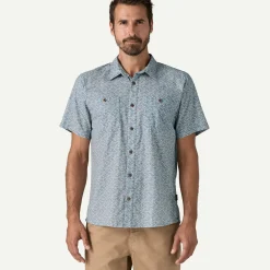New Men's Back Step Shirt Button Down|Short Sleeve