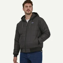 Outlet Men's Box Quilted Hoody Men's|Casual