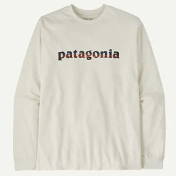 Clearance Men's Long-Sleeved '73 Text Logo Responsibili-Tee&reg; T-Shirts|Long Sleeve