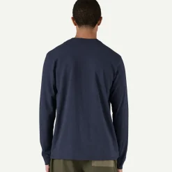 Clearance Men's Long-Sleeved '73 Text Logo Responsibili-Tee&reg; T-Shirts|Long Sleeve