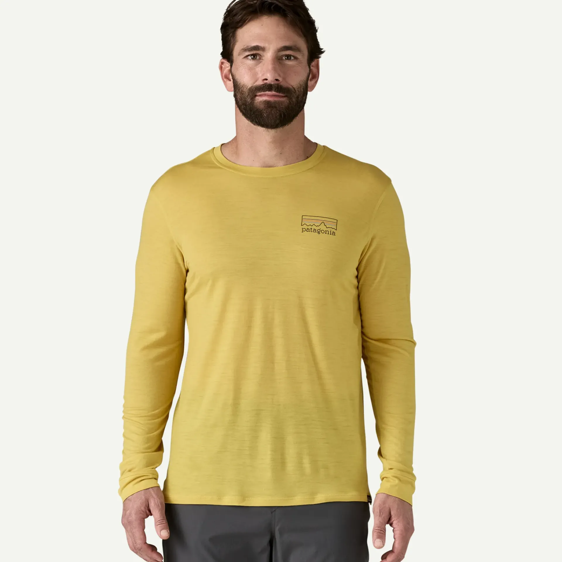 Outlet Men's Long-Sleeved Capilene® Cool Merino Blend Graphic Shirt Shop Men’S|Shop Men’S