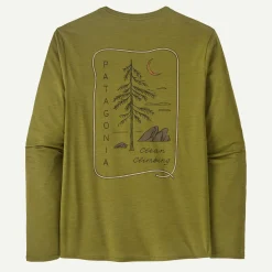 Outlet Men's Long-Sleeved Capilene&reg; Cool Daily Graphic Shirt - Lands Shop Men’S|T-Shirts