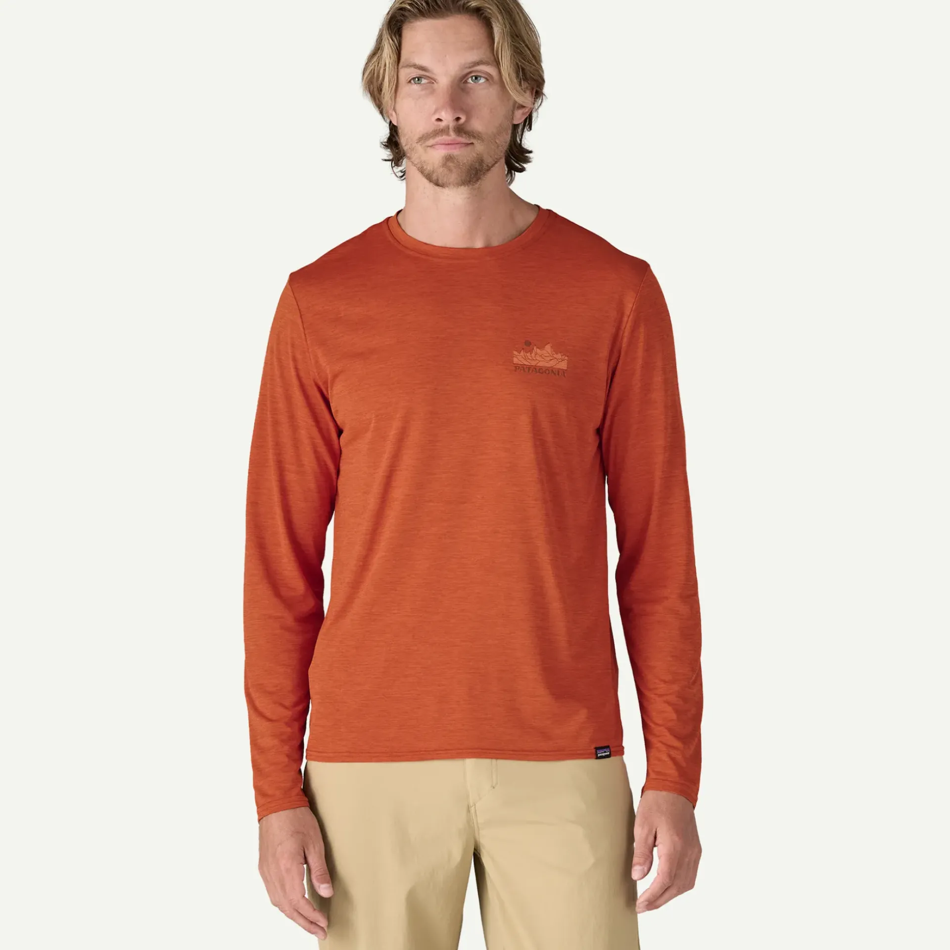 Outlet Men's Long-Sleeved Capilene® Cool Daily Graphic Shirt - Lands Shop Men’S|T-Shirts