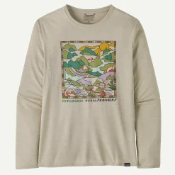 Outlet Men's Long-Sleeved Capilene® Cool Daily Graphic Shirt - Lands Shop Men’S|T-Shirts