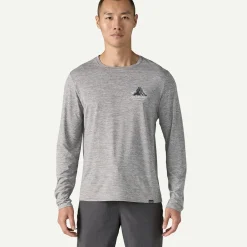 Outlet Men's Long-Sleeved Capilene® Cool Daily Graphic Shirt - Lands Shop Men’S|T-Shirts