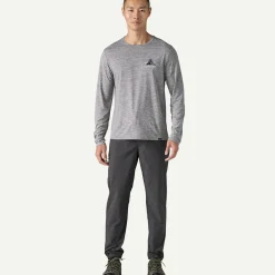 Outlet Men's Long-Sleeved Capilene® Cool Daily Graphic Shirt - Lands Shop Men’S|T-Shirts