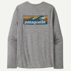 Clearance Men's Long-Sleeved Capilene&reg; Cool Daily Graphic Shirt - Waters Shop Men’S|Shop Men’S