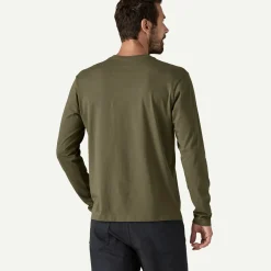 Sale Men's Long-Sleeved Daily Henley Men's|T-Shirts