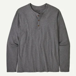 Sale Men's Long-Sleeved Daily Henley Men's|T-Shirts
