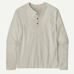 Sale Men's Long-Sleeved Daily Henley Men's|T-Shirts