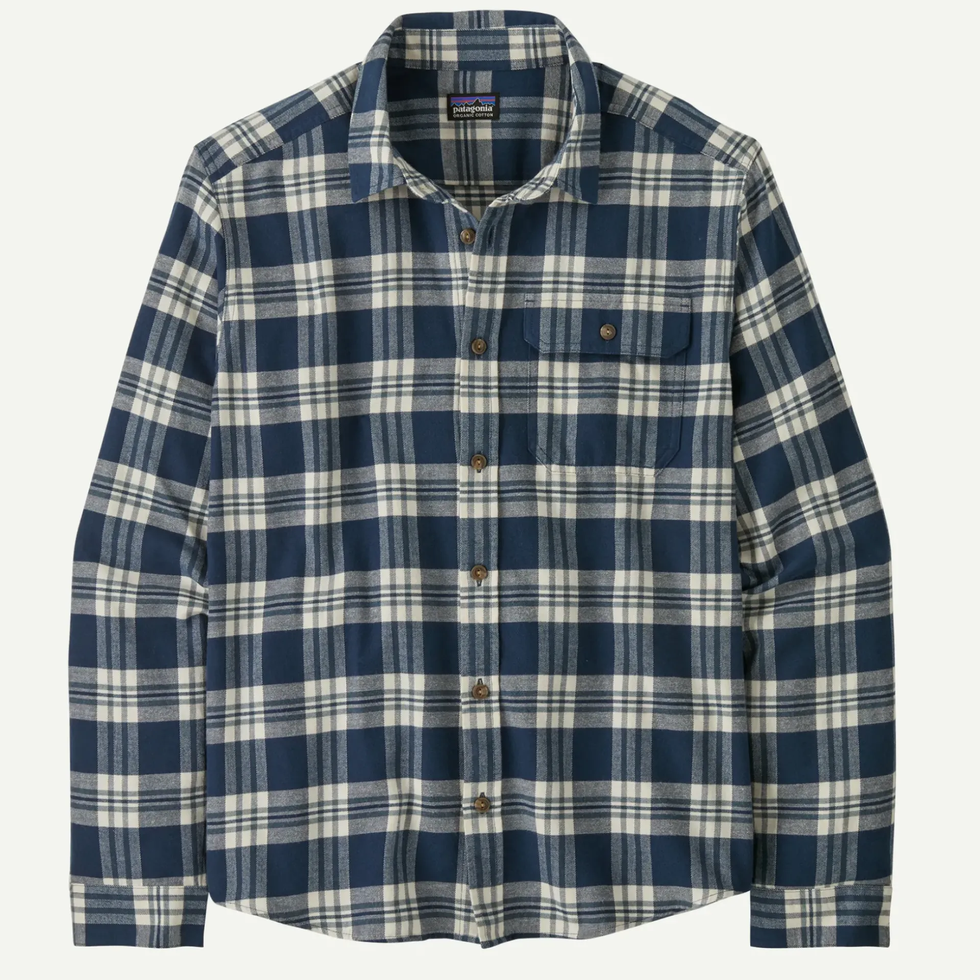 Outlet Men's Long-Sleeved Lightweight Fjord Flannel Shirt Men's|Button Down