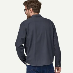 Outlet Men's Long-Sleeved Lightweight Fjord Flannel Shirt Men's|Button Down