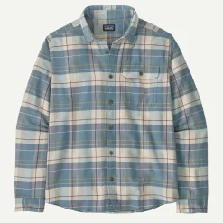 Outlet Men's Long-Sleeved Lightweight Fjord Flannel Shirt Men's|Button Down