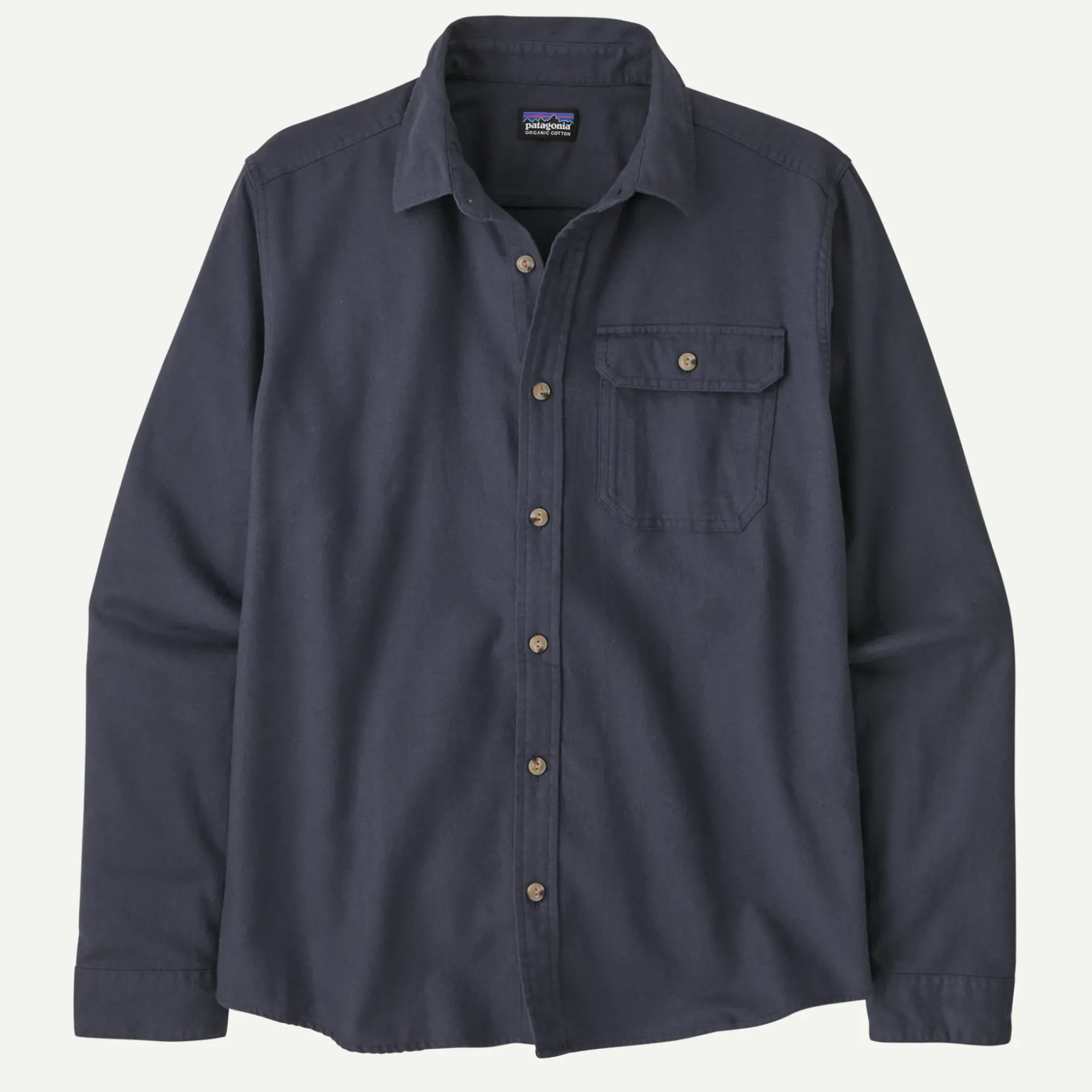 Outlet Men's Long-Sleeved Lightweight Fjord Flannel Shirt Men's|Button Down