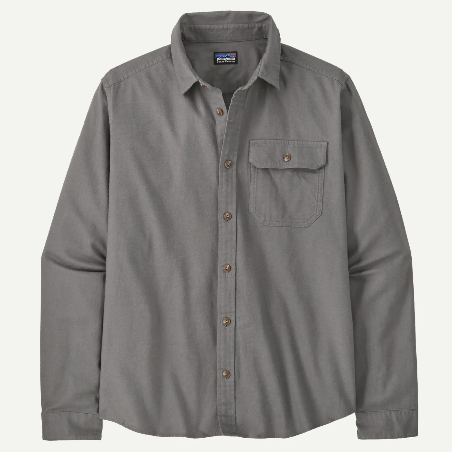 Outlet Men's Long-Sleeved Lightweight Fjord Flannel Shirt Men's|Button Down