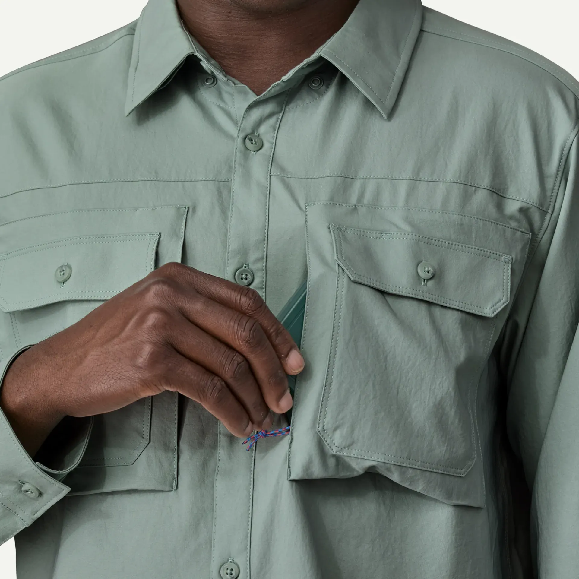 Hot Men's Long-Sleeved Self-Guided Sun Shirt Shop Men’S|Button Down