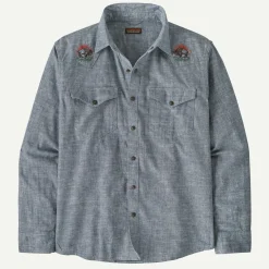 Outlet Men's Long-Sleeved Western Snap Shirt Button Down|Long Sleeve