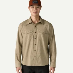 Outlet Men's Long-Sleeved Western Snap Shirt Button Down|Long Sleeve