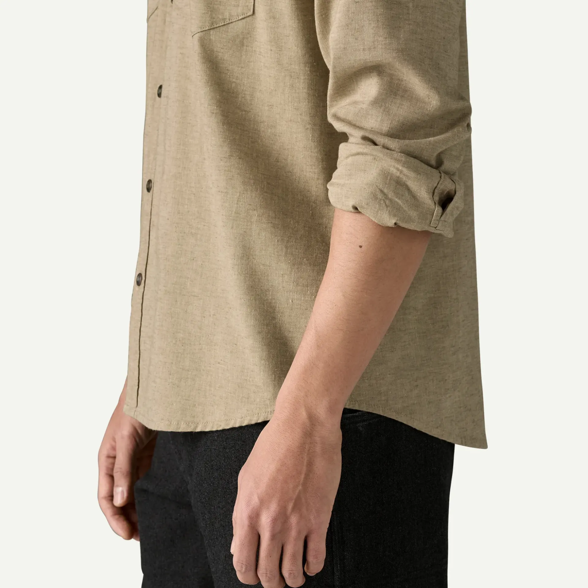 Outlet Men's Long-Sleeved Western Snap Shirt Button Down|Long Sleeve