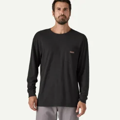 Online Men's Long-Sleeved Work Pocket T-Shirt Men's|T-Shirts