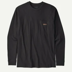 Online Men's Long-Sleeved Work Pocket T-Shirt Men's|T-Shirts