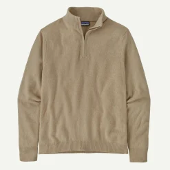 New Men's Recycled Cashmere 1/4-Zip Sweater Men's|Sweaters