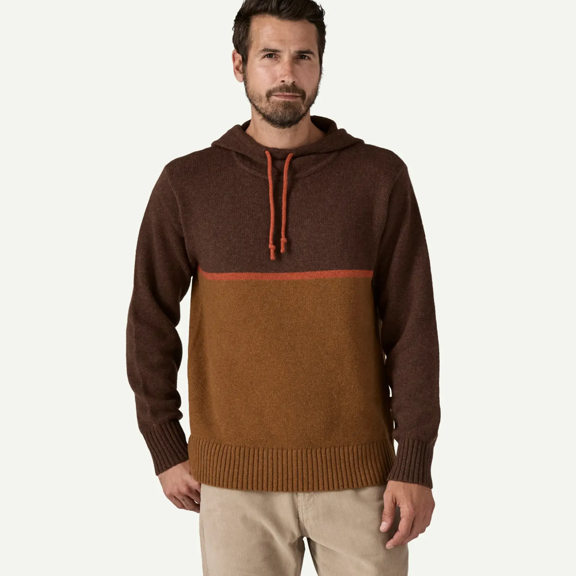 Men's Recycled Wool-Blend Sweater Hoody Men's|Sweaters