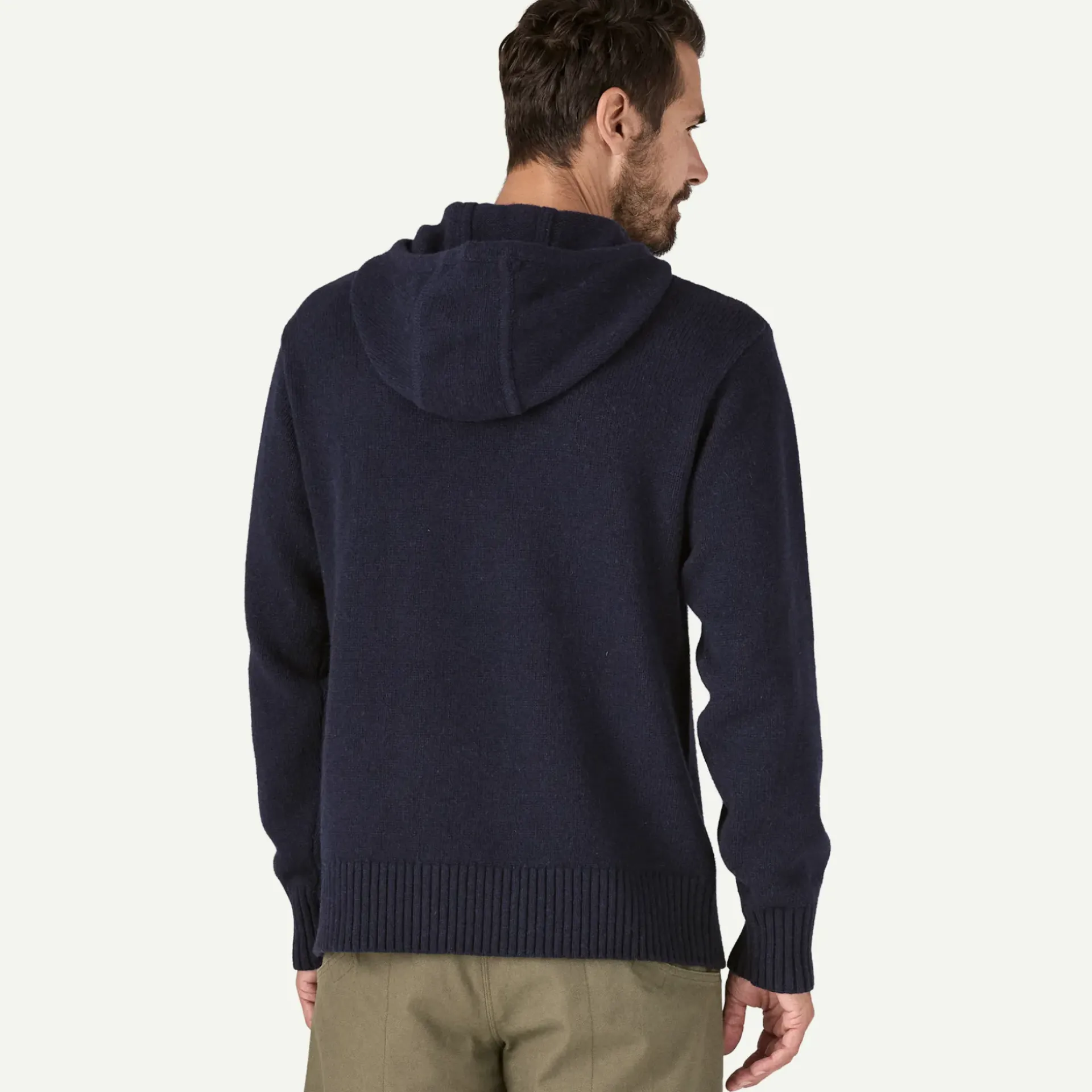 Men's Recycled Wool-Blend Sweater Hoody Men's|Sweaters