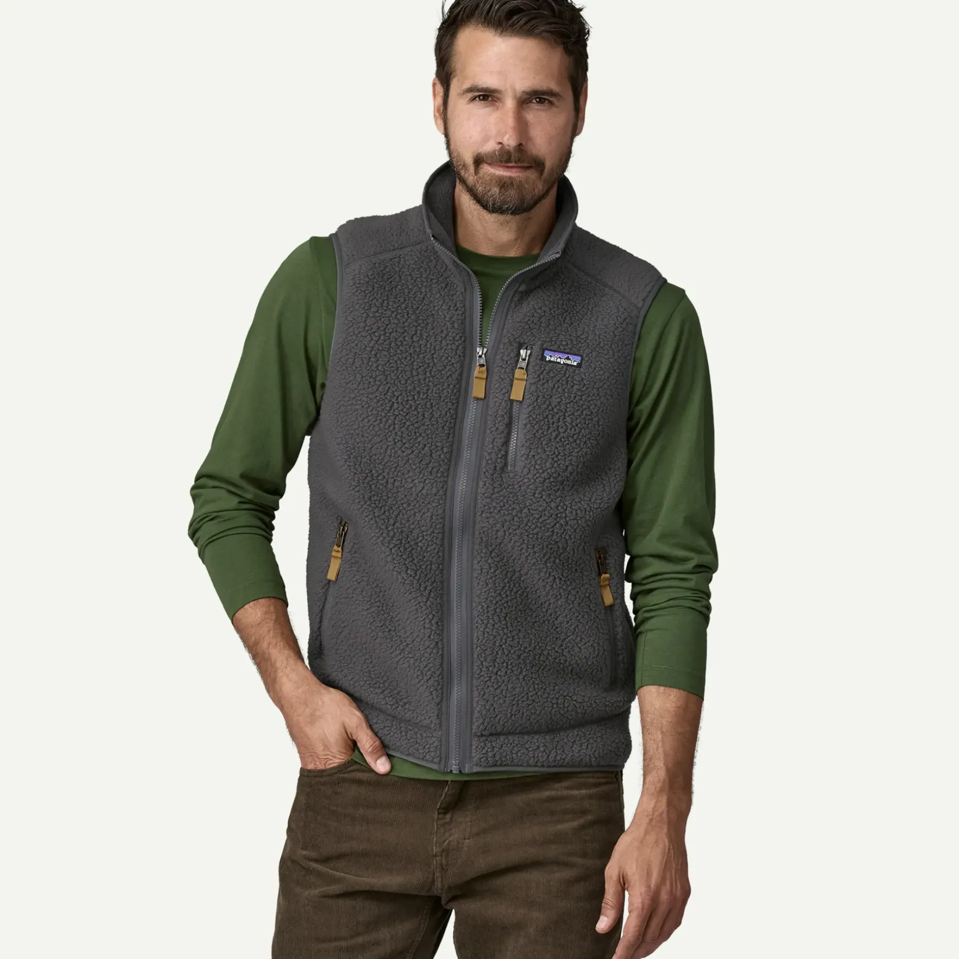 Clearance Men's Retro Pile Fleece Vest Men's|Vests