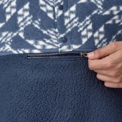 Men's Retro Pile Half-Snap Fleece Pullover Men's|Pullovers
