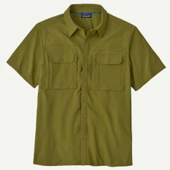 Clearance Men's Short-Sleeved Self-Guided Sun Shirt Shop Men’S|Button Down