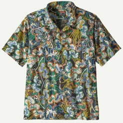 Outlet Men's Tidal Threads Camp Shirt Button Down|Long Sleeve