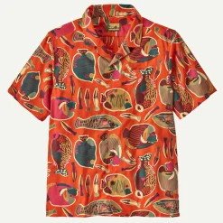 Outlet Men's Tidal Threads Camp Shirt Button Down|Long Sleeve