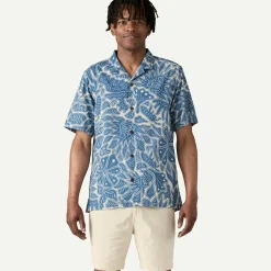 Outlet Men's Tidal Threads Camp Shirt Button Down|Long Sleeve