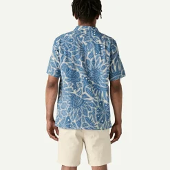 Outlet Men's Tidal Threads Camp Shirt Button Down|Long Sleeve