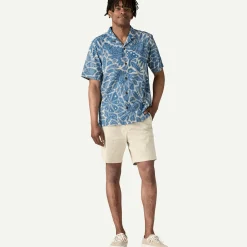Outlet Men's Tidal Threads Camp Shirt Button Down|Long Sleeve