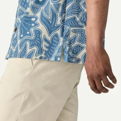 Outlet Men's Tidal Threads Camp Shirt Button Down|Long Sleeve