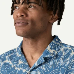 Outlet Men's Tidal Threads Camp Shirt Button Down|Long Sleeve