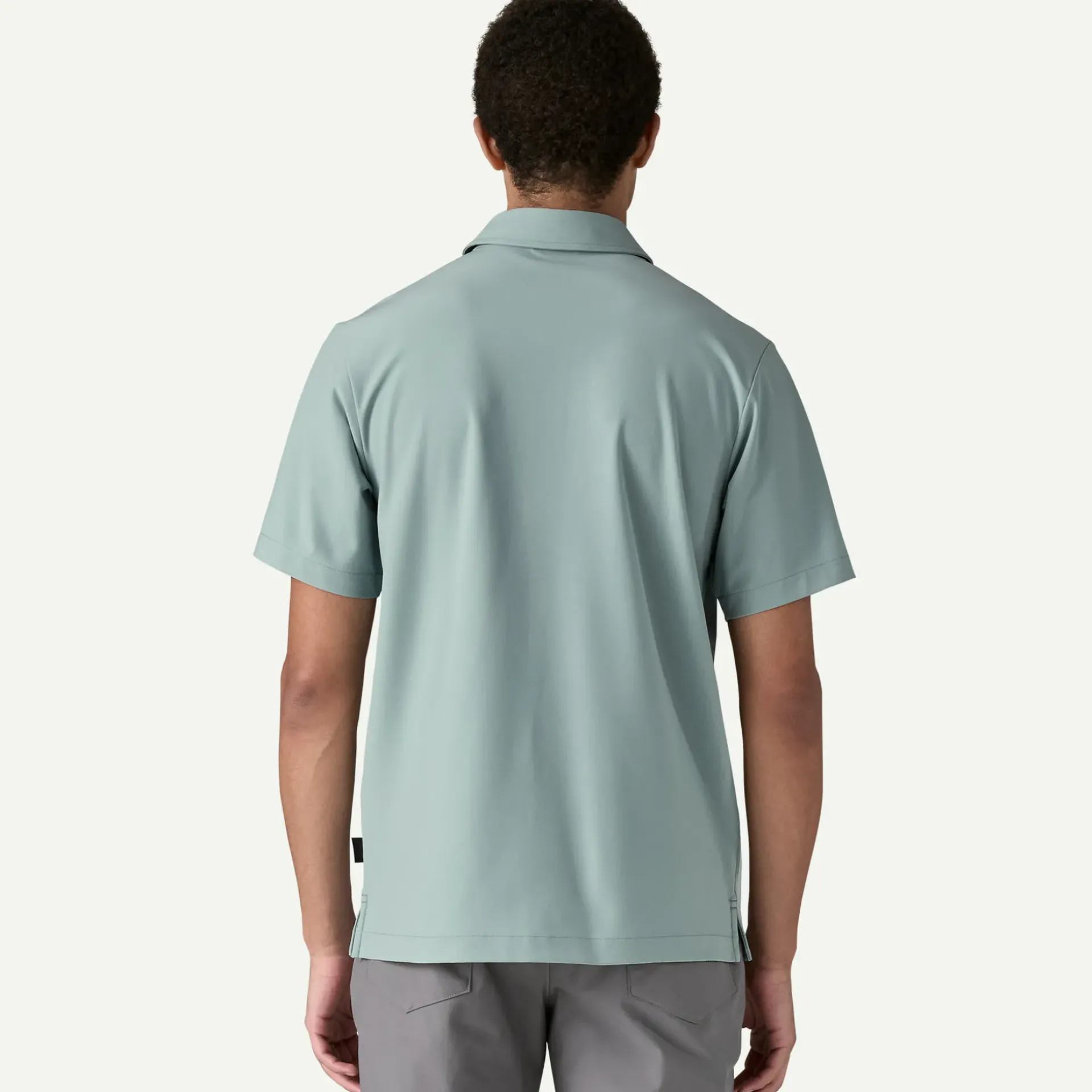 Online Men's Transit Traveler Polo Shirt Button Down|Short Sleeve