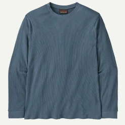 Discount Men's Work Waffle Crewneck T-Shirts|Long Sleeve