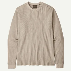 Discount Men's Work Waffle Crewneck T-Shirts|Long Sleeve