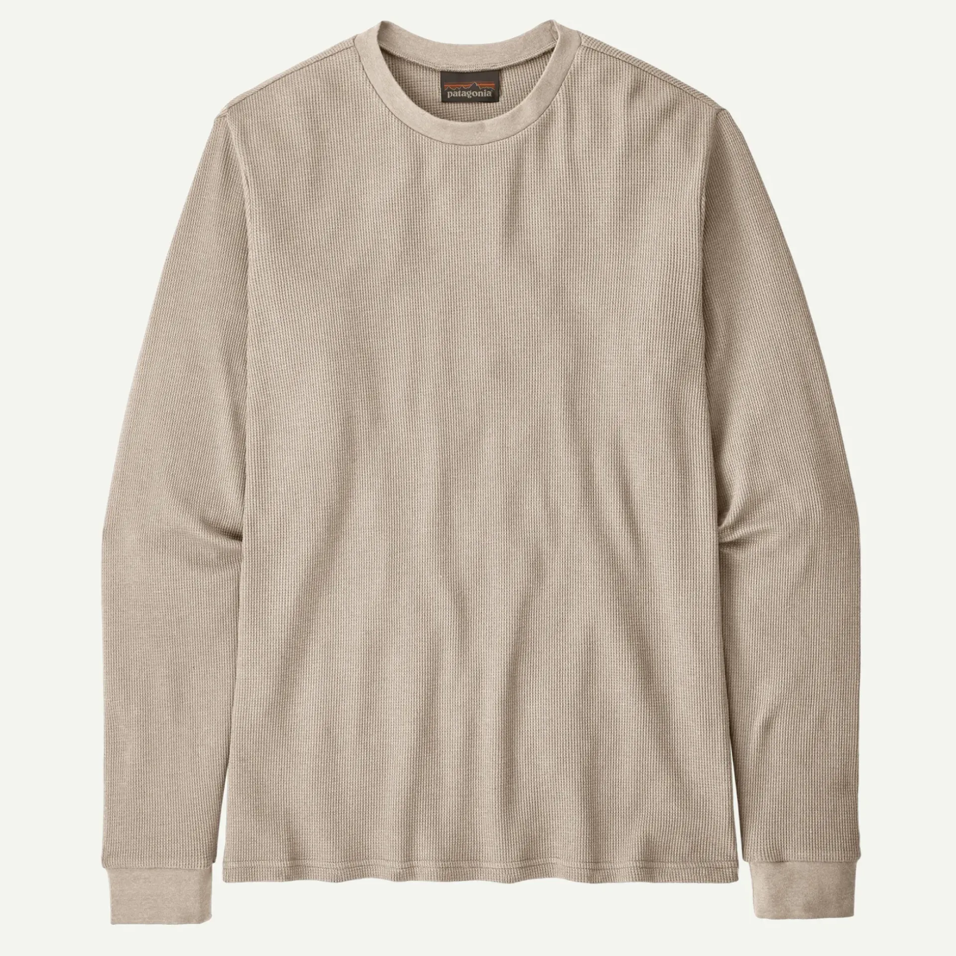 Discount Men's Work Waffle Crewneck T-Shirts|Long Sleeve
