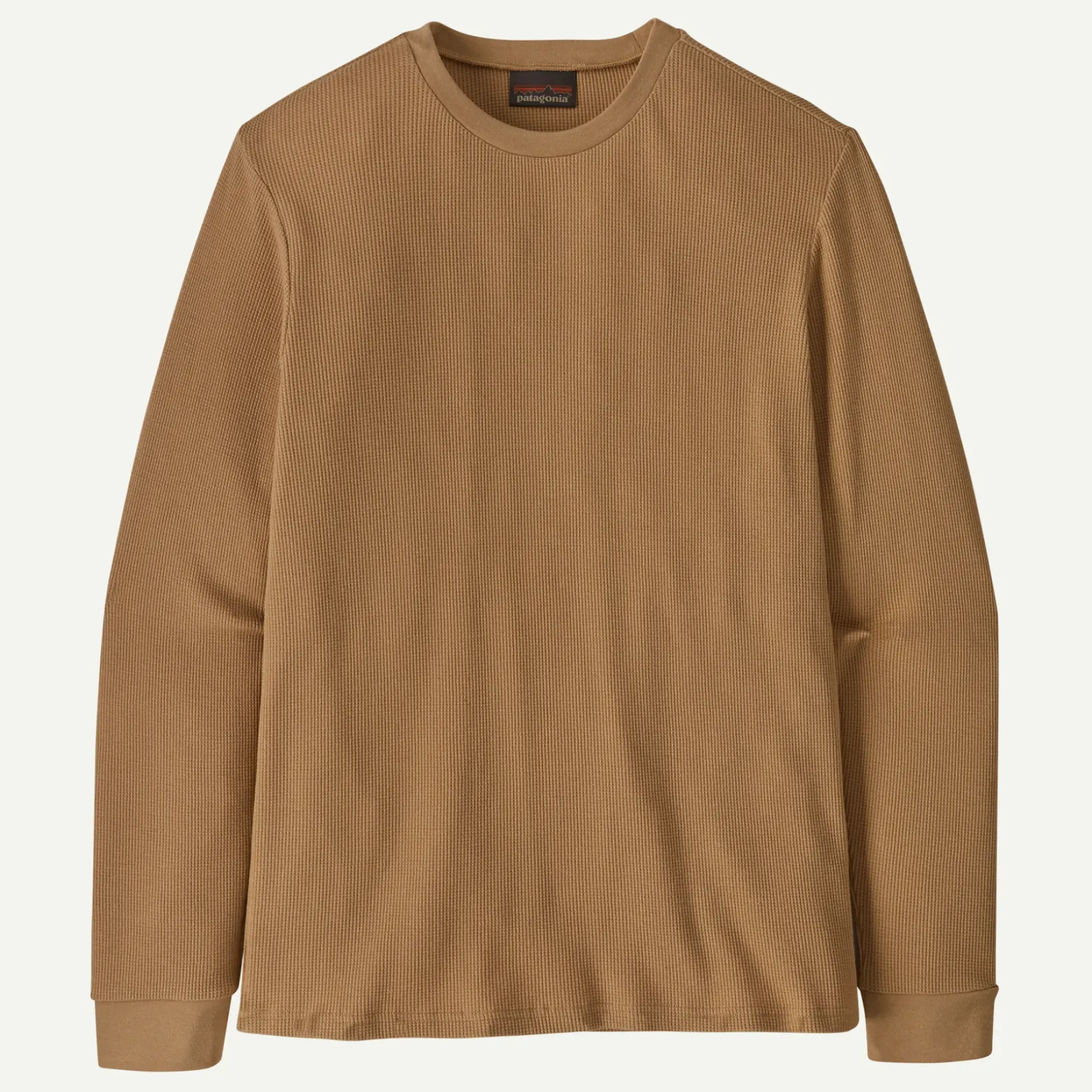 Discount Men's Work Waffle Crewneck T-Shirts|Long Sleeve